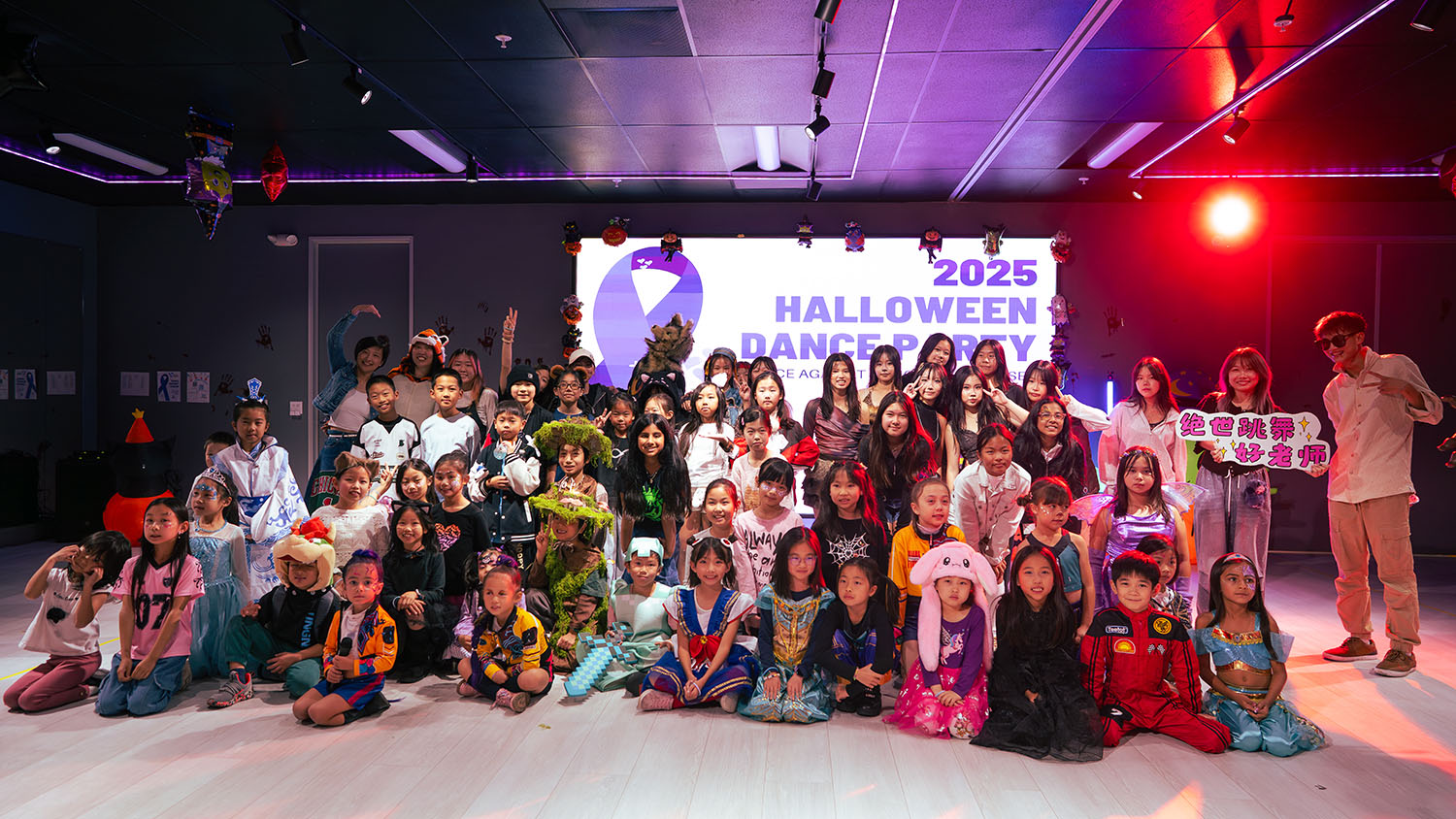 Halloween group photo