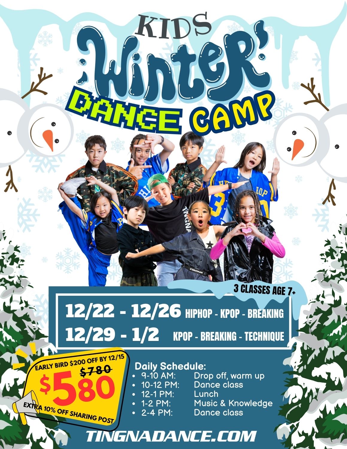 Poster of 2025 Winter Camp for Kids